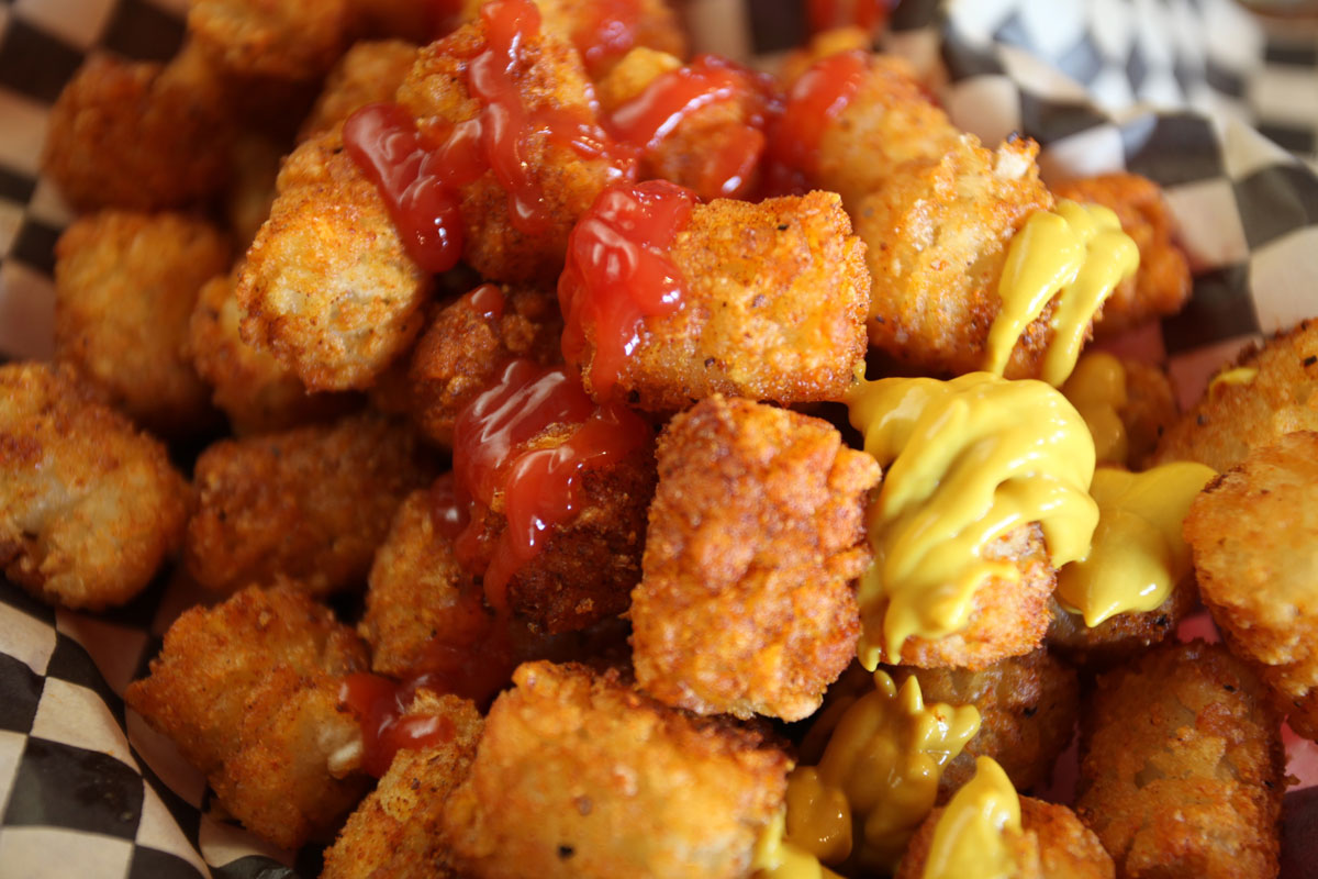 Cannon Beach Hardware basket of tater tots